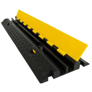 Rampes de câbles en caoutchouc et plastique à 2 canaux certifiées CE RoHS pour événements en plein air, couvre-câbles de scène - Product Image 1