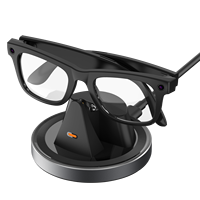 Support de charge rapide intelligent pour lunettes connectées, chargeur pour lunettes Ray-Ban Meta et Oakley, chargeur pour lunettes connectées Ray-Ban Meta
