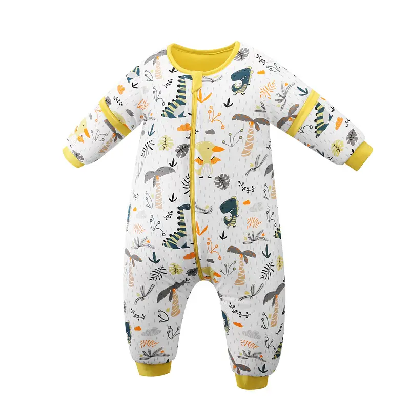 Weicher Winter 1,5 tog 100% Bio-Baumwolle bequemer Reiß verschluss Neugeborene thermische Babys chlaf säcke saco de dormir