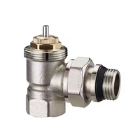 Robinet thermostatique intelligent pour radiateur, chauffage au sol DN15 1/2'' nickel, vanne thermostatique intelligente, systèmes d'eau thermostatée 110°C