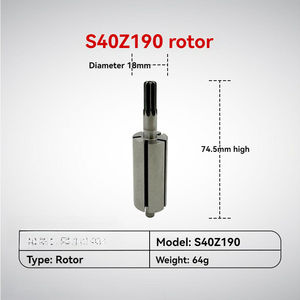 תעשייתי כיתה s40z190 פנאומטי חלקי מטחנת רוטור גליל קדמי & כיסוי אחורי מסבים הכרית - Product Image 4