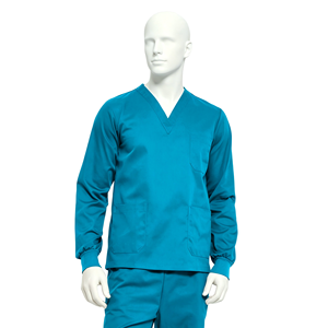 Ensemble d'uniformes de travail unisexes en coton et polyester, absorbant la transpiration, respirant, à manches longues, pour salon de beauté, hôpital dentaire, automne-hiver - Product Image 2