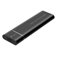 M.2 Casing SSD USB 3.2 Tipe C ke M.2 NGFF SSD Casing protokol SATA 6Gbps Solid State Drive Enclosure