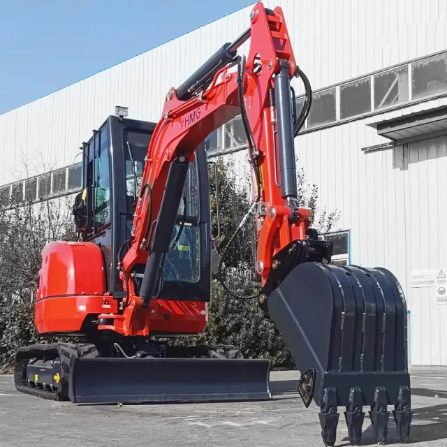 Free shipping  EPA/EURO 5 used mini excavator 2ton 1ton 1.5 ton excavator cabin mini digger fo Multi function