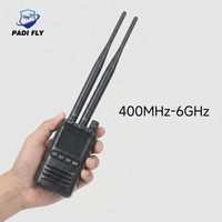 Dispositivo Inalámbrico Profesional de Banda Ancha de 400MHz-4.5GHz/4.84GHz-6.09GHz para Detección de Señales de UAV, con Pantalla de 6 Pulgadas, Alcance de 1.5-2KM, para Android