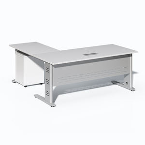 Titan Series XS T1414La Cadre et assemblage en métal de bureau en forme de L simples requis avec fonctions de stockage - Product Image 2