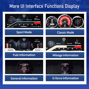 Panel de Instrumentos Digital para Automóvil con Pantalla LCD de 12.3 Pulgadas y Sistema Linux para Toyota Fortuner/Hilux/<span class=keywords><strong>Vigo</strong></span> 2005-2015, Velocímetro Virtual - Product Image 4