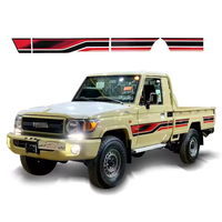 Stiker garis tubuh bergaris terlaris untuk Toyota Land Cruiser Pickup anti UV PVC vinil TPU garis pelindung mobil 2023