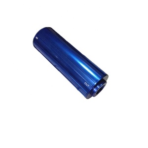 BJR Performance New High Quality Universal Billet Aluminum 3/4-16UNF 70mm AN8 30 Micron High Flow <strong>Line</strong> <strong>Fuel</strong> Oil <strong>Filter</strong> for - Product Image 1