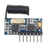 Módulo Receptor Inalámbrico Original RX480E-4 con Decodificación, Salida de 4 Canales, Alto Nivel 3.3V a 5V, Nueva Placa de Circuito 433