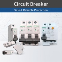 Interruptor de Circuito en Miniatura DZ47 63 MCB Tipo C, Interruptor de Protección de Distribución Eléctrica Doméstica