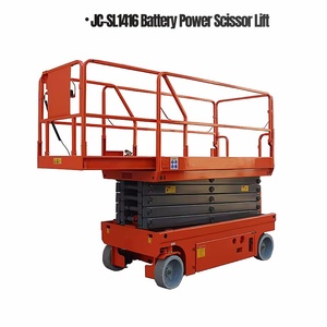 निर्माण उपकरण विद्युत मोबाइल कैंची लिफ्ट मचान हाइड्रोलिक कैंची लिफ्ट टेबल 750 किलोग्राम क्षमता यूरोप - Product Image 2