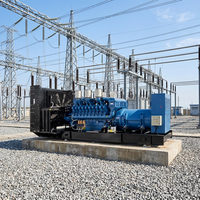 Fabrikpreis Großer Leistungsstarker 2200KW Geräuscharmer Dieselgenerator mit Automatischem Start und Offenem Container-Typ mit MTU-Motor