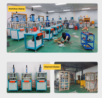 Prensa hidráulica de 15 toneladas tipo C de cuatro columnas y tres vigas con control servo PLC, carrera ajustable, multifunción, para cuero y motor.