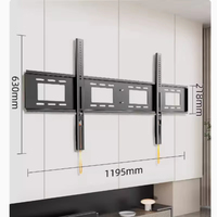 Soporte de TV fijo LF116 Soporte de TV de plasma de panel plano de 50-120 pulgadas Soporte de TV de monitor LED LCD resistente