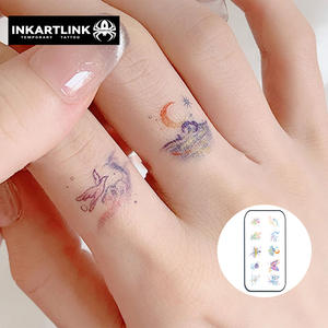 Tatuajes Temporales Ecológicos de Alta Calidad con Colores Personalizados, Aspecto Realista, Fáciles de Aplicar para Mujeres, Niños y Dedos - Product Image 1