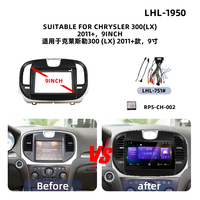Cadre autoradio en gros pour CHRYSLER, kits de panneaux de tableau de bord, lecteur DVD de voiture, cadre de radio Android pour voiture