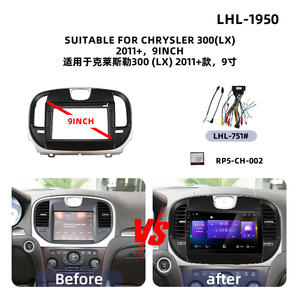 Cadre autoradio en gros pour <span class=keywords><strong>CHRYSLER</strong></span>, kits de panneaux de tableau de bord, lecteur DVD de voiture, cadre de radio Android pour voiture - Product Image 2