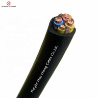 Kabel Karet Fleksibel Tugas Berat YC 450/750V Inti Tembaga Berselubung Standar IEC Industri
