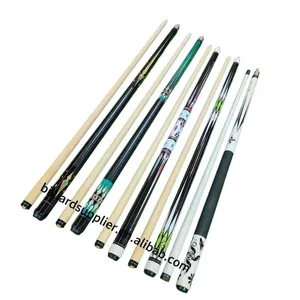 Russian style 9 ball billiard pool cue stick 22 oz with shafts and tips size13mm for sale 62inch