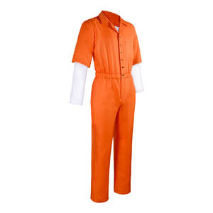 Prisonnier Orange Adulte Michael <span class=keywords><strong>Morbius</strong></span> Cosplay Orange Jumpsuit Jail Costume CARR-005 - Product Image 5