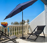 Großhandel Neues Design 3m Outdoor-Terrassenschirm für Hof, Garten, Tisch und Balkon