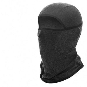 Cagoule 100% Coton Imperméable Hiver/Été Style Image Masque Intégral pour Sports de Plein Air, Pêche et Plage Noir - Product Image 6