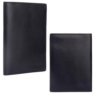 Logo personnalisé Premium voyage cadeau passeport couverture en cuir véritable RFID bloquant porte-carte de visite mode multi-fonction - Product Image 3