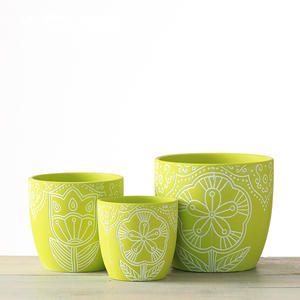 <span class=keywords><strong>Pot</strong></span> de fleurs de jardin <span class=keywords><strong>Pot</strong></span> de fleurs en céramique quantité minimale de commande Utilisé avec fleur/plante verte 8 couleurs en option Sol, jardin - Product Image 4