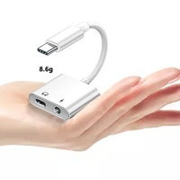 Câble adaptateur Usb-C Dac vers Jack 3.5Mm 2-en-1 Type-C Usb C Audio Dongle