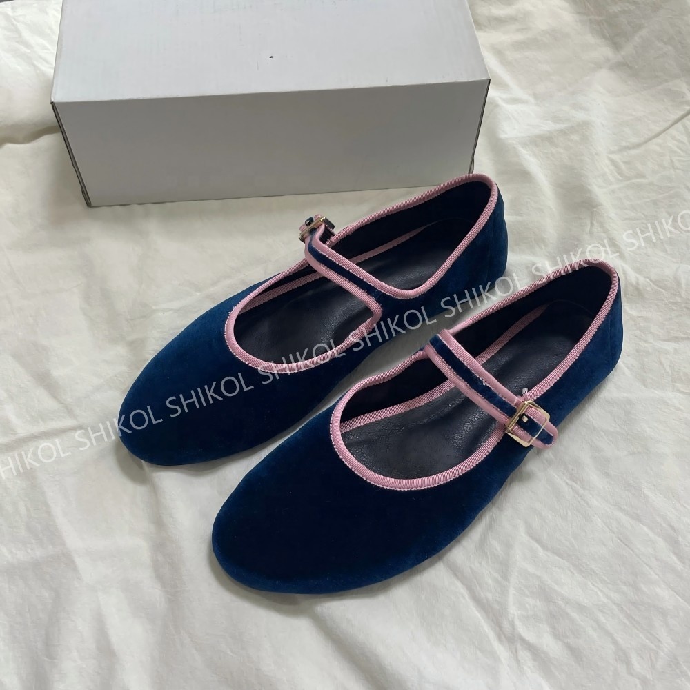 Fabric Mary Janes Elegant Shoes for Women Girls