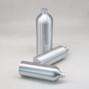 Botella de Aluminio Vacía de 120ml 150ml 200ml 250ml, Dispensador de Loción con Bomba, Botella de Aluminio Plateada, Botella de Spray de Metal - Product Image 1