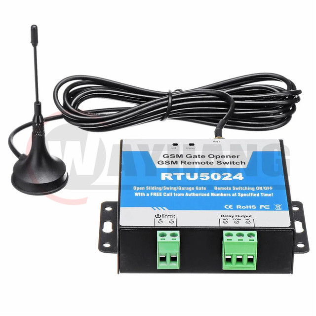 WAYHANG RTU-5024 4G GSM Gate Opener Swing Sliding Garage Remote Control CE Certified 12V Switching On/Off