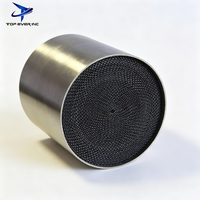 Convertidor Catalítico de Panal Metálico de 100, 200, 300, 400 Celdas, Euro 4, 5, 6, de Acero Inoxidable, Sistema de Escape Universal para Automóviles