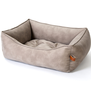 2022 Bestseller Hochwertiges Wasserdichtes Leder Komfortables Kleines Haustier-Bett Hunde- und Katzenhöhle - Product Image 3