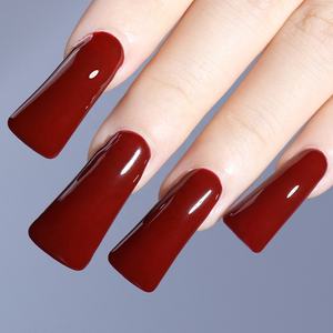 10 tailles tendance canard Flare doigt faux ongles conseils Extension français acrylique <span class=keywords><strong>Capsule</strong></span> ongles fournitures couverture complète canard ongles conseils 500 pièces - Product Image 2