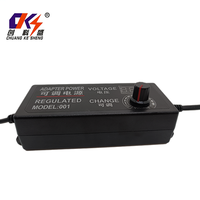 Vente directe d'usine, adaptateur d'alimentation à tension réglable 3-12V 5A DC avec affichage numérique LED pour CCTV, bande lumineuse LED, moteur