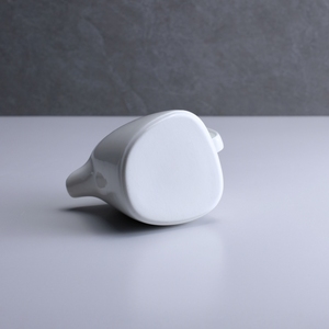 Jarra de Leche de Porcelana Blanca Brillante, Ecológica, Apta para Lavavajillas, con Logotipo OEM, de Guangzhou <span class=keywords><strong>Hefa</strong></span> Supplies Restaurant - Product Image 4