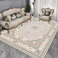 Tapis rectangulaire en polyester à motif Paisley - Tapis de sol de style vintage pour salon, chambre à coucher, tapis de décoration durable pour la maison