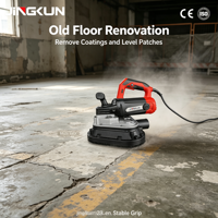 Ponceuse de sol portative à trois roues JINGKUN Modèle JK3W – Machine de polissage d'angle haute vitesse pour chantier, qualité certifiée
