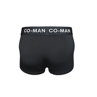 Sous-vêtements pour hommes personnalisés, caleçons et boxers en coton blanc pur côtelé, doux, respirants, avec logo personnalisé, style moderne