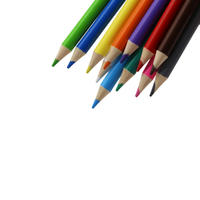 Crayon à croquis Macaron HB en bois de cèdre écologique, logo personnalisé, pointe affûtée, mine colorée, fournitures scolaires pour