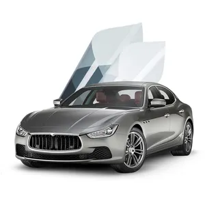 투명 자동차 창 유리 색조 필름 블랙 35% VLT 높은 절연 uv 거부 자동차 창 필름