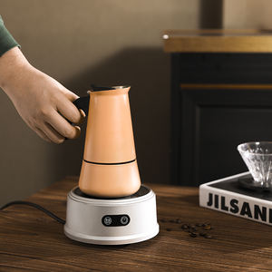<span class=keywords><strong>Novela</strong></span> forma 1 taza estufa portátil Espresso cafetera italiana estilo moderno Acero inoxidable Moka Pot - Product Image 3