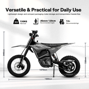 Moto tout-terrain électrique Valtinsu <span class=keywords><strong>Dirt</strong></span> Bike 40 mph 48V 3840W avec moteur sans balais, moto électrique tout-terrain, pit bike électrique - Product Image 6