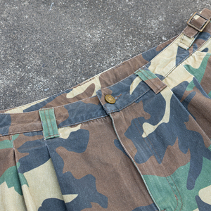 TOPSHOW Vente en gros de shorts capri camouflage personnalisés avec logo pour hommes, streetwear, shorts cargo camouflage d'été - Product Image 3