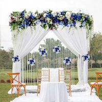 Bouquets de table artificiels en gros pour mariages, fleurs décoratives pour salons et plateaux tournants d'hôtels