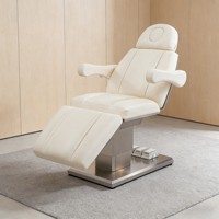 Coussin chauffant multifonction blanc, lit de beauté électrique pour massage et soin du cuir chevelu