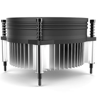 Refroidisseur CPU CoolerMaster pour PC de bureau, ventilateur silencieux, dissipateur thermique à caloduc, boîtier refroidi par air I30/I50/I70/T20/T520/G200P, roulement à billes, 21dBA