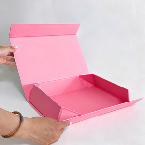 Đóng Cửa Từ Hộp Quà Tặng Lớn Cứng Nhắc Biểu Tượng Tùy Chỉnh Hộp Giấy Cao Cấp Matte Màu Đen Gấp Hộp Rỗng Cho Bao Bì Sang Trọng - Product Image 1